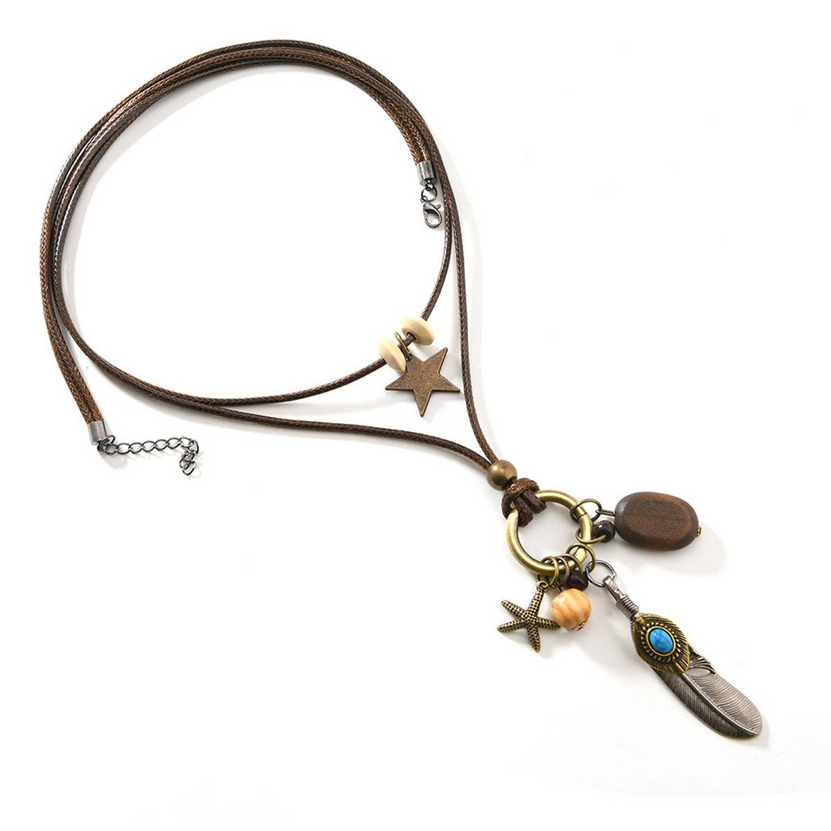 WOMEN'S FASHIONABLE LONG FEATHER NECKLACE