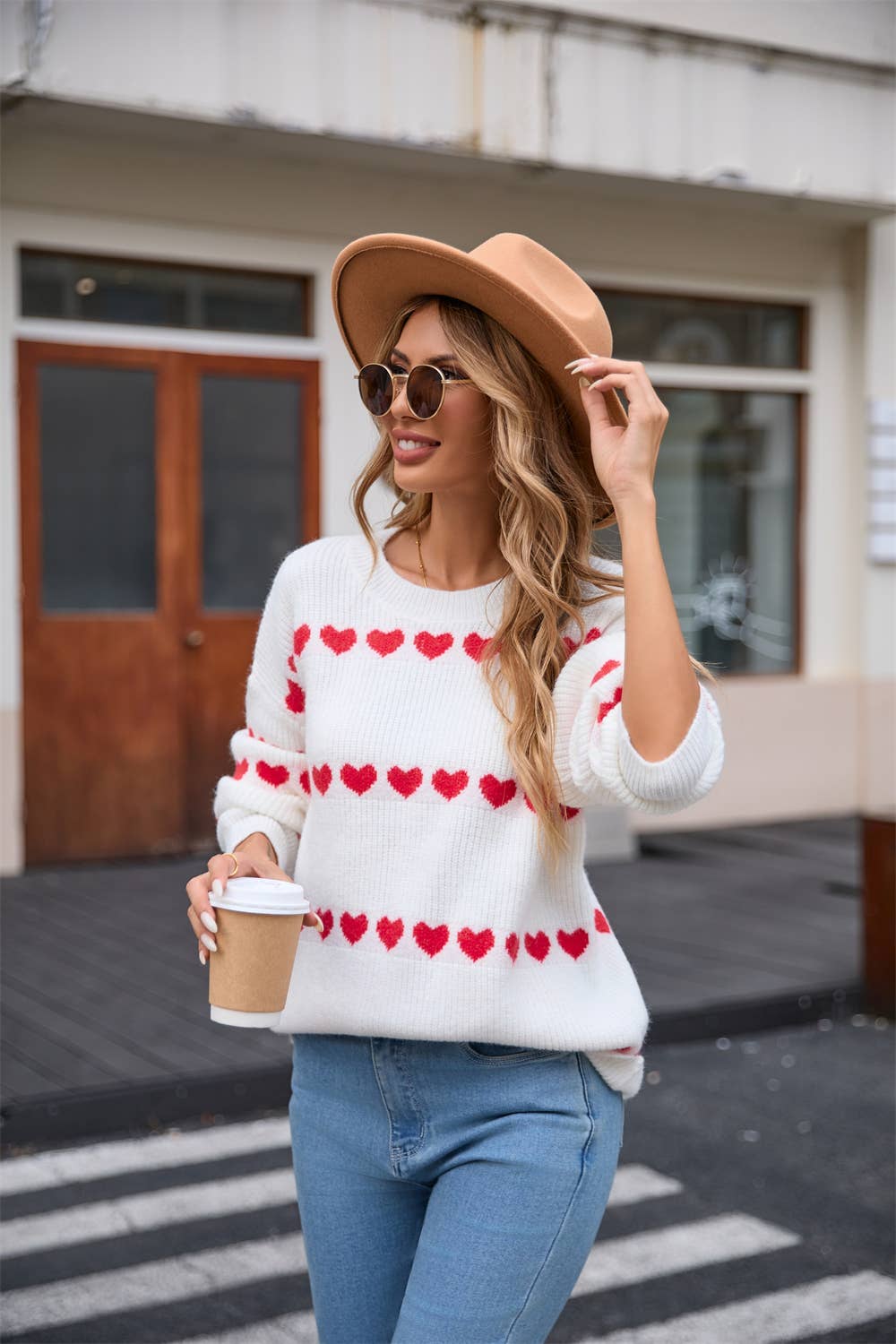 KNITWEAR LOVE FASHION PULLOVER SWEATER