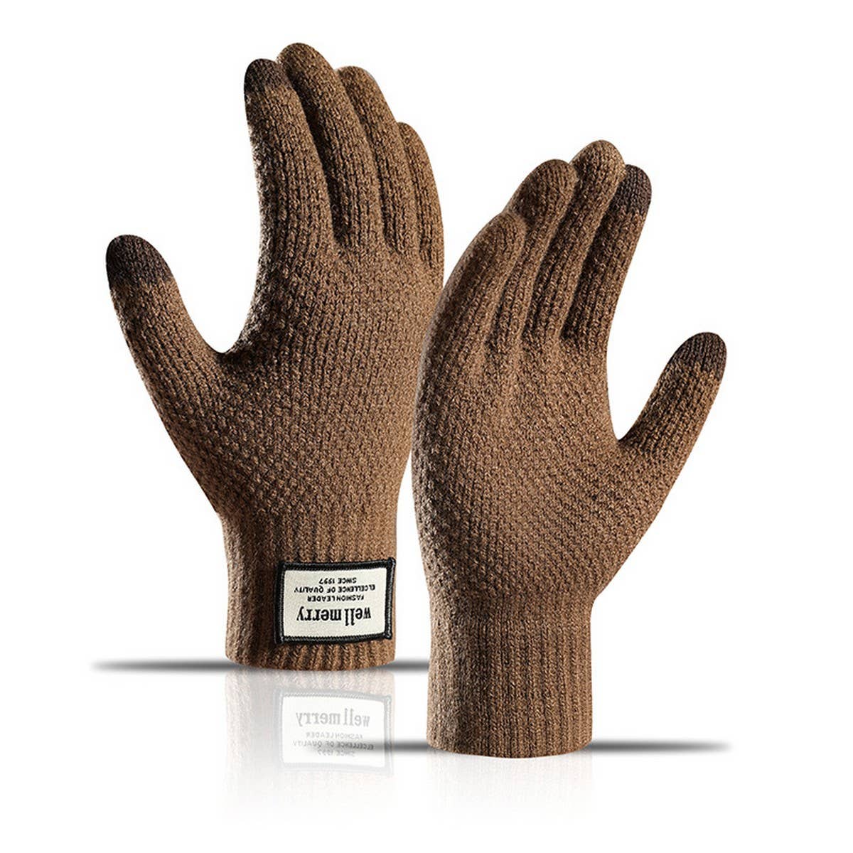 MEN'S AUTUMN AND WINTER THICKENED FLEECE GLOVES