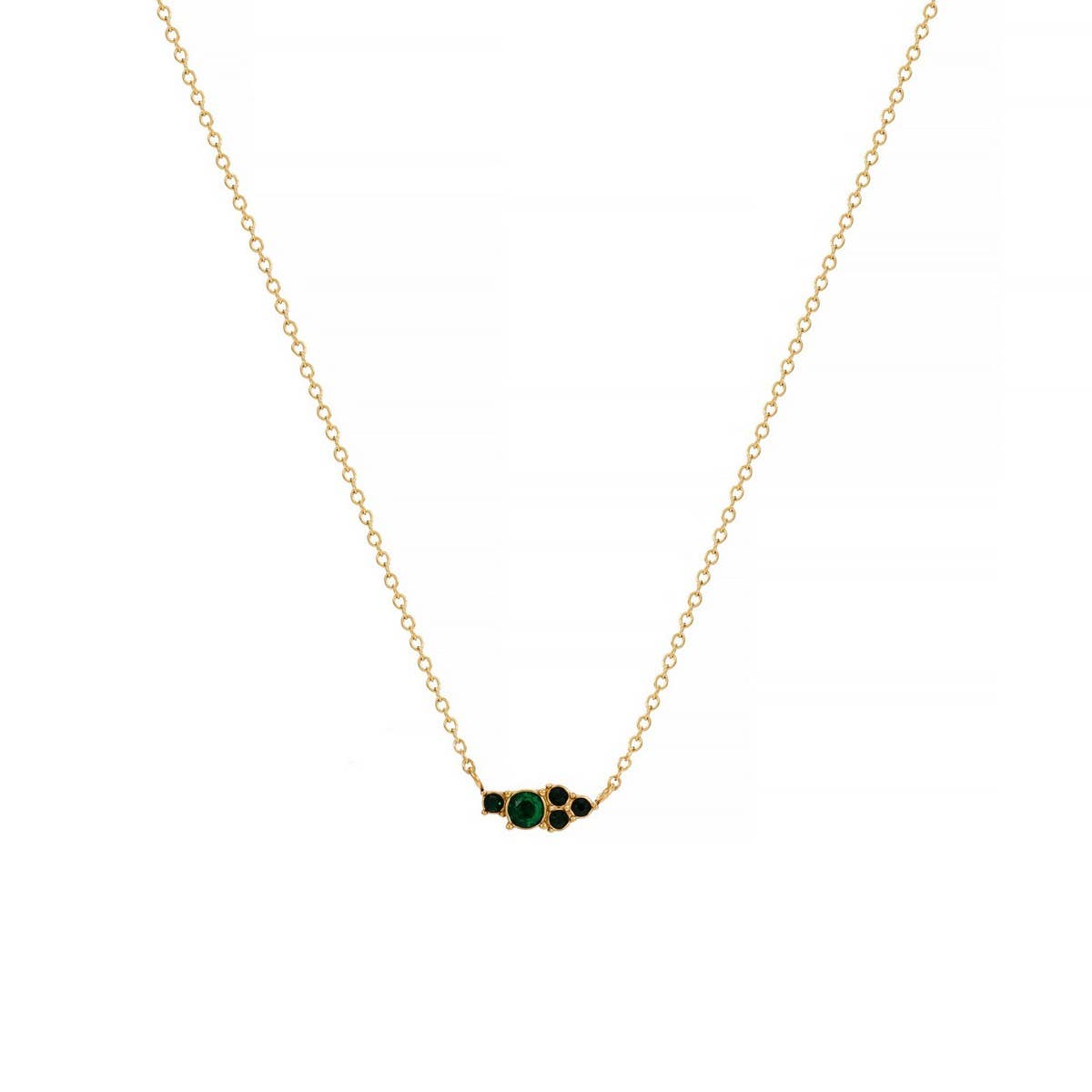 Classic Simple Colorful Birthstone Necklace