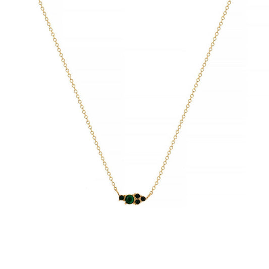 Classic Simple Colorful Birthstone Necklace
