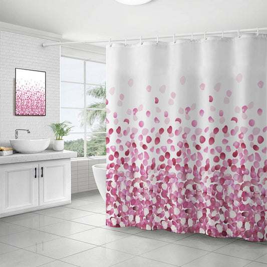 PETAL WATERPROOF AND MOISTURE-PROOF SHOWER CURTAIN_CWMM1789