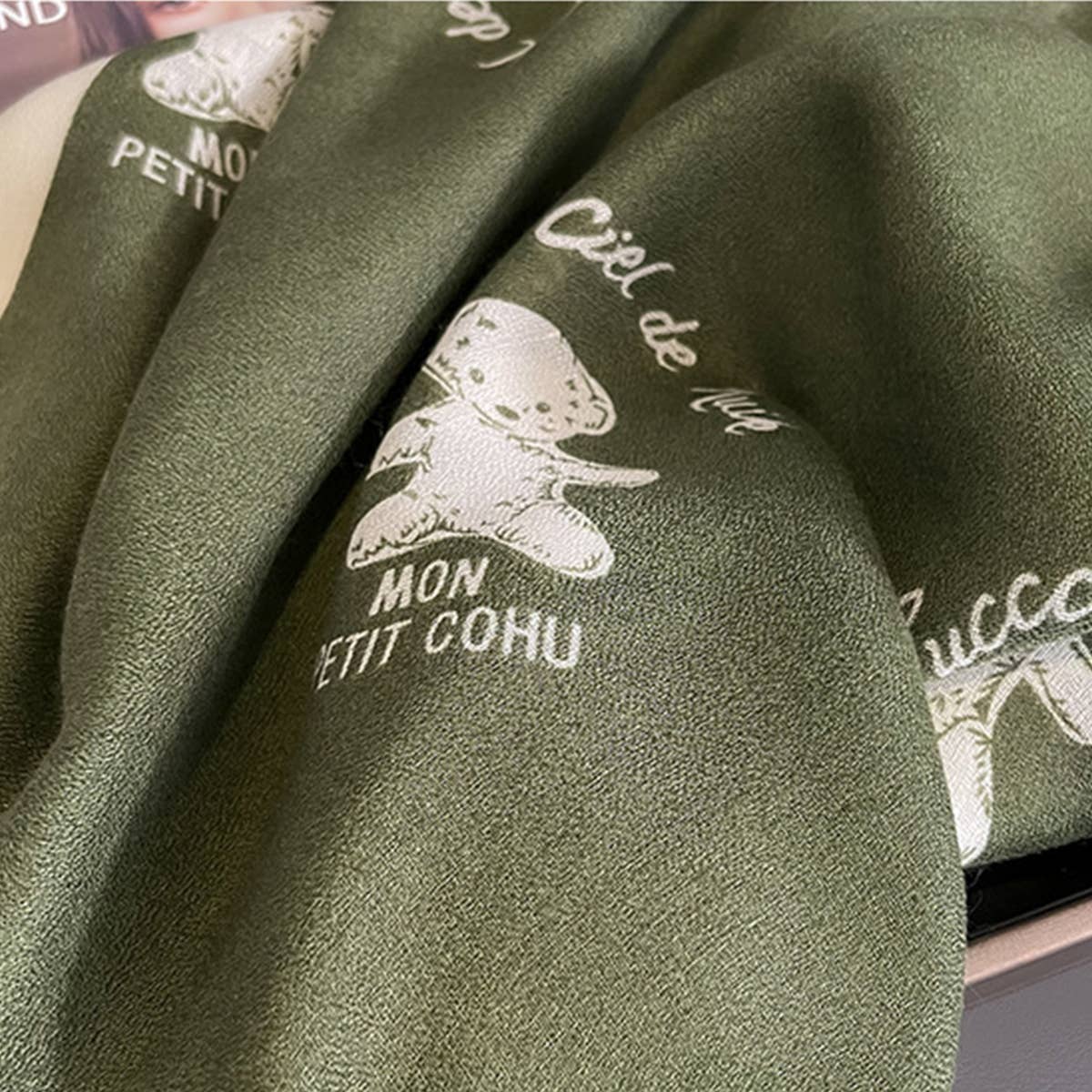 Fashionable Silk Scarf - Fall/Winter Beach Shawl