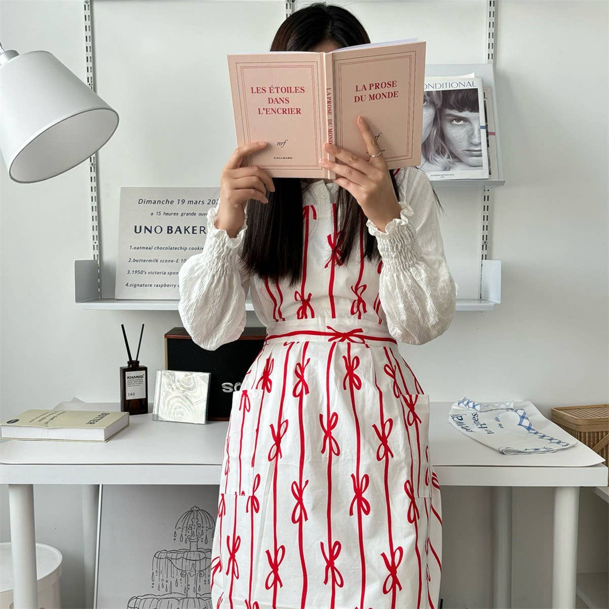 BUTTERFLY FRESH HANDMADE MULTICOLOR APRON_CWMM5795