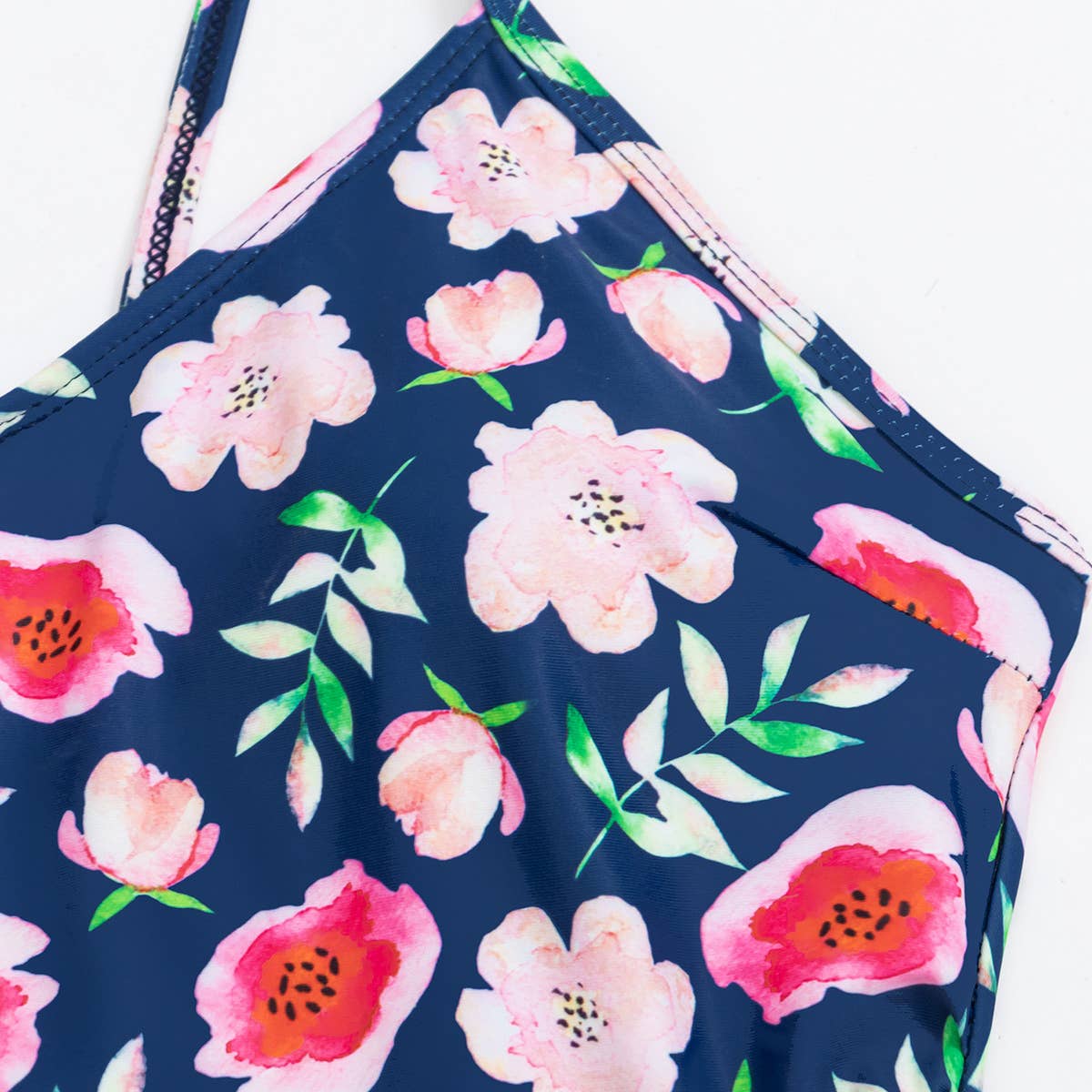 SEXY MULTI-COLOR PRINT ONE-PIECE SWIMSUIT