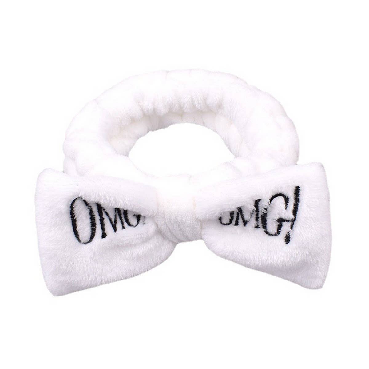 ALPHABET BOW FACE WASH HEADBAND_CWMM0726
