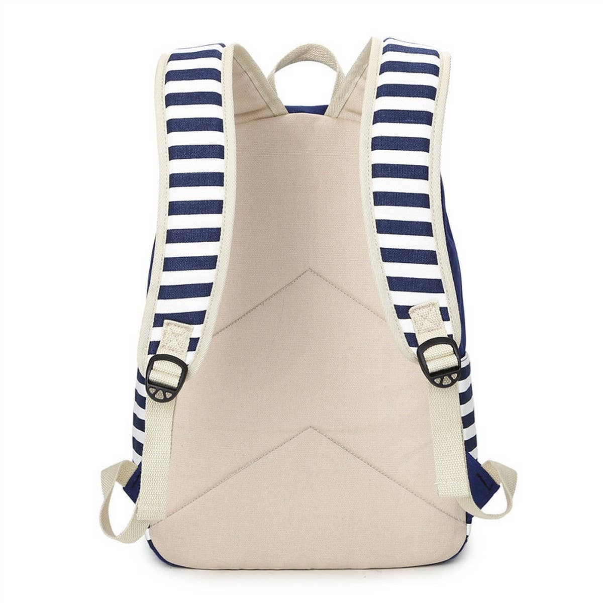 Backpacks for School ??Striped Canvas Laptop Bag_CWAB5510