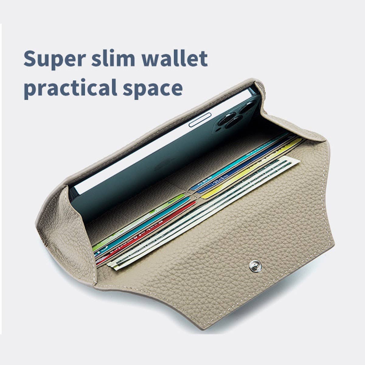 GENUINE LEATHER ULTRATHIN SIMPLECOWHIDE LONG WALLET_CWAB3738