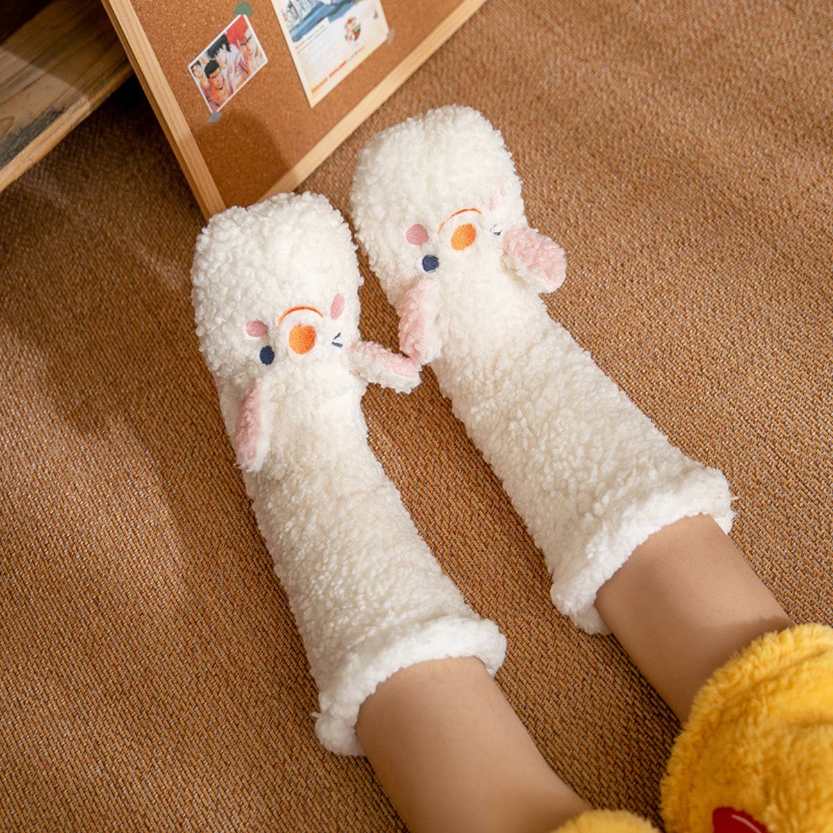 CARTOON WARM FUZZY INDOOR SLIPPER SHOES_CWMS0716