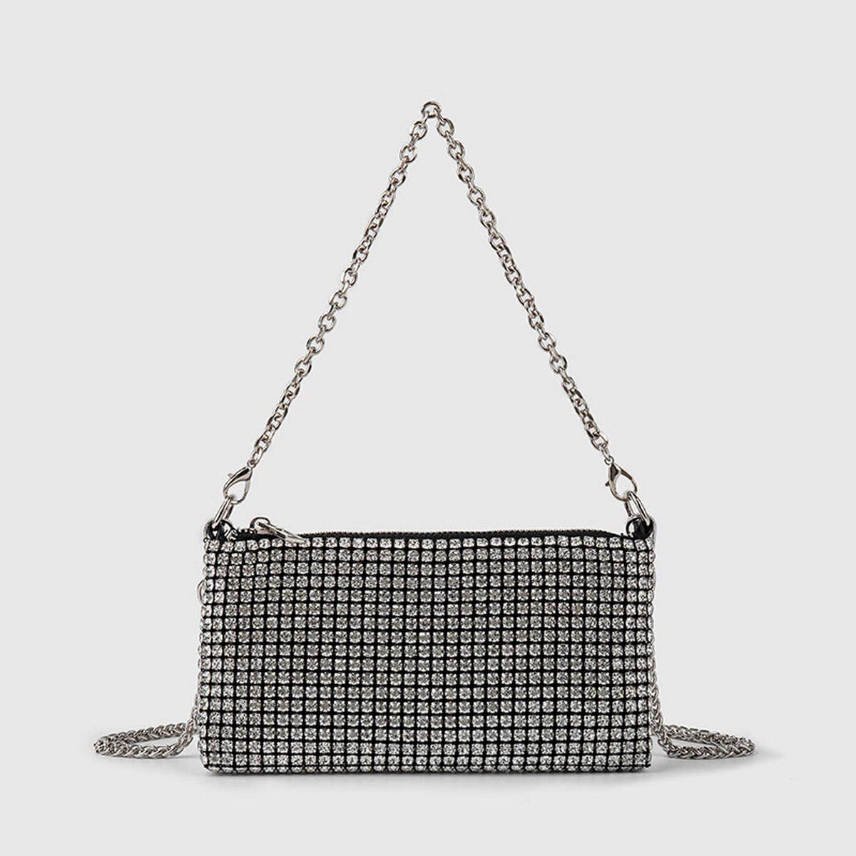 TEMPERAMENTAL ALL-MATCH RHINESTONE EVENING BAG_CWAB3585
