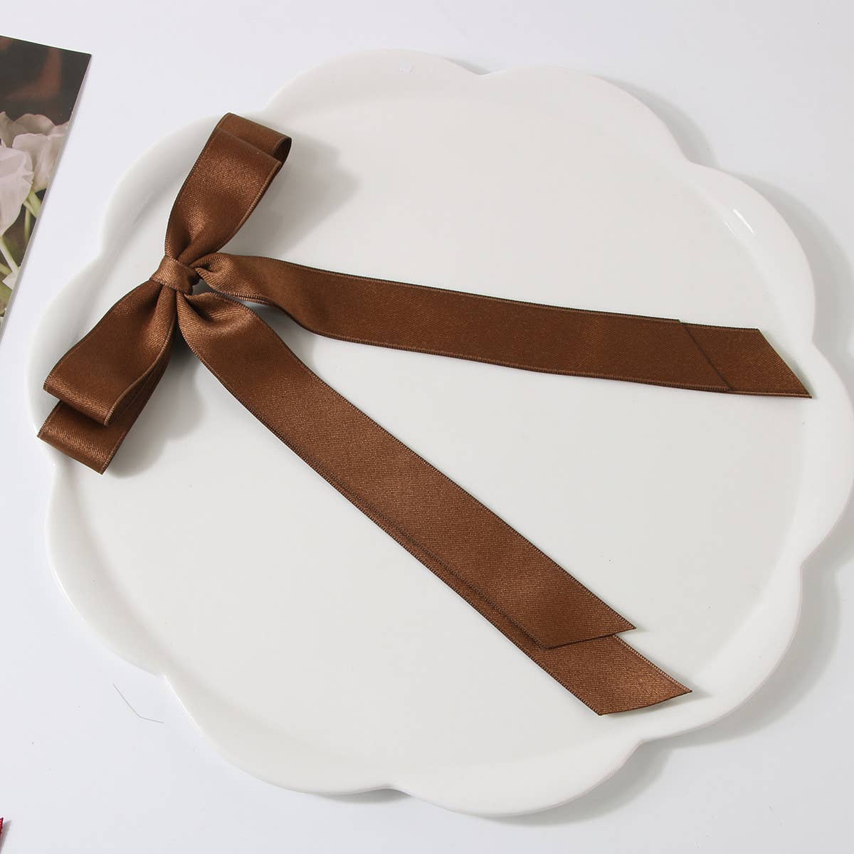 DOUBLE-LAYERED BOW HAIR CLIP_CWAHA1047