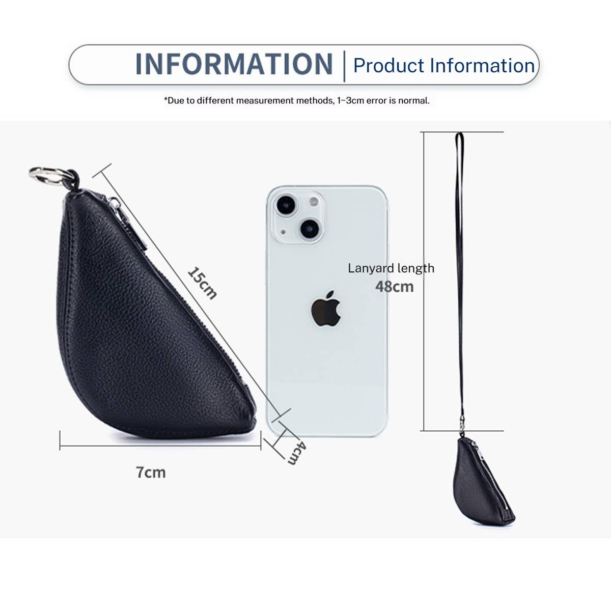 Portable Leather Wrist/Neck Wallet ? Stylish_CUAB00382