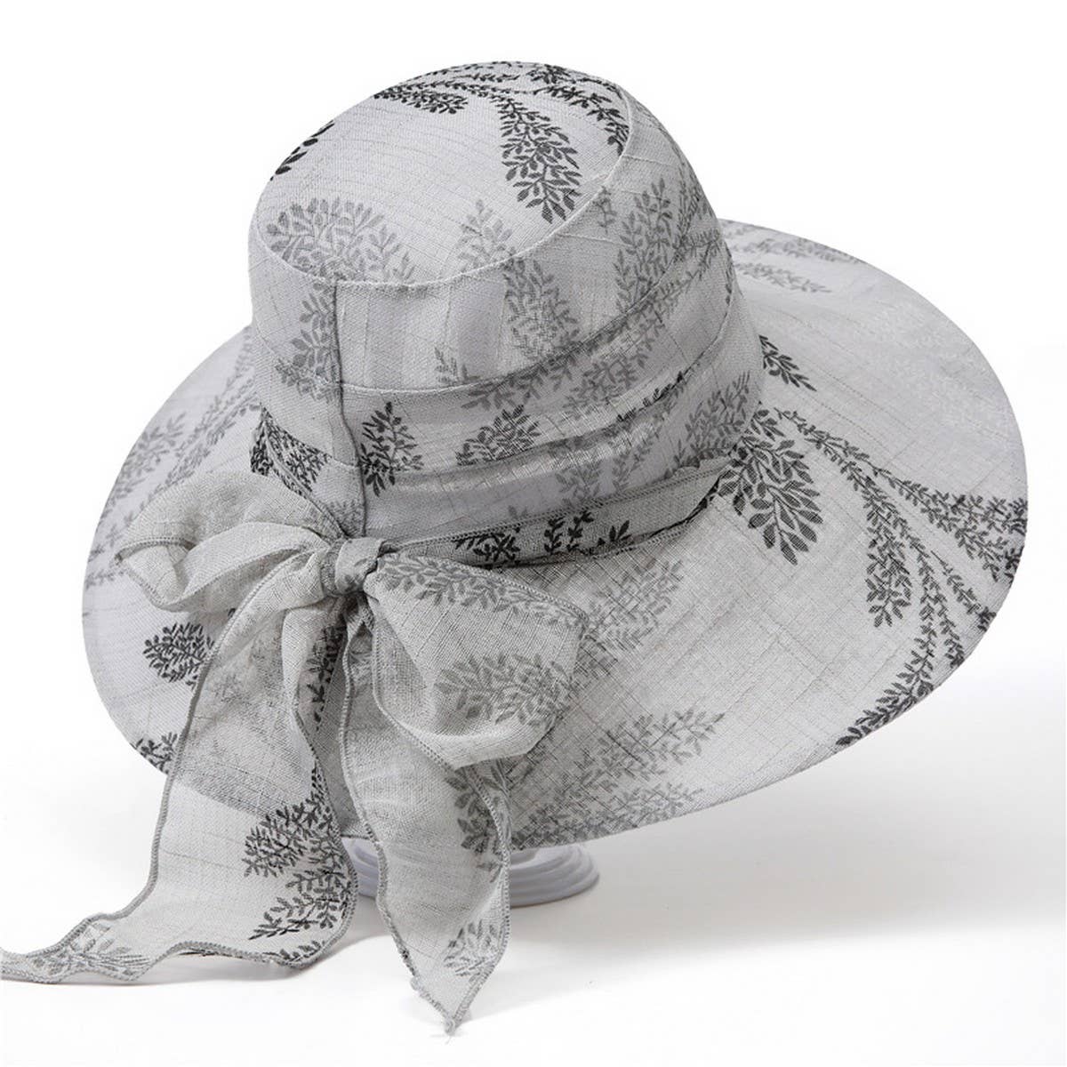 BOW MESH SUN PROTECTION UV BUCKET HAT_CWAH1460