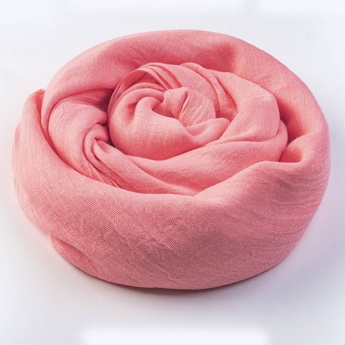 Solid Cotton Linen Scarf for Women Summer Sun Prot_CWASC1451