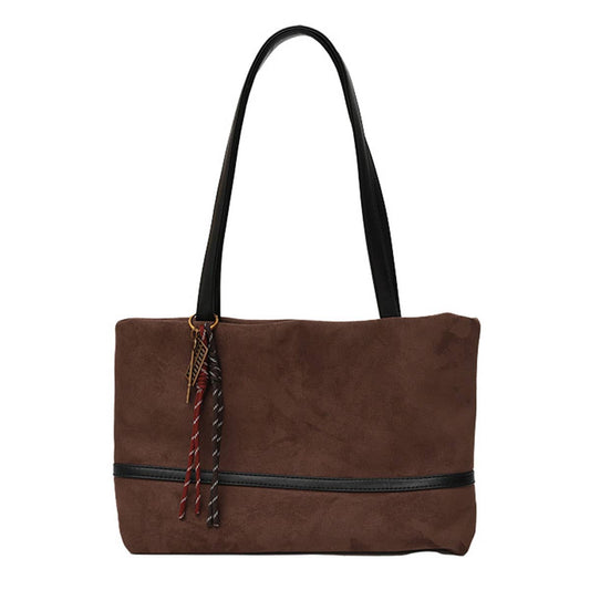 Personalized retro large-capacity tote bag