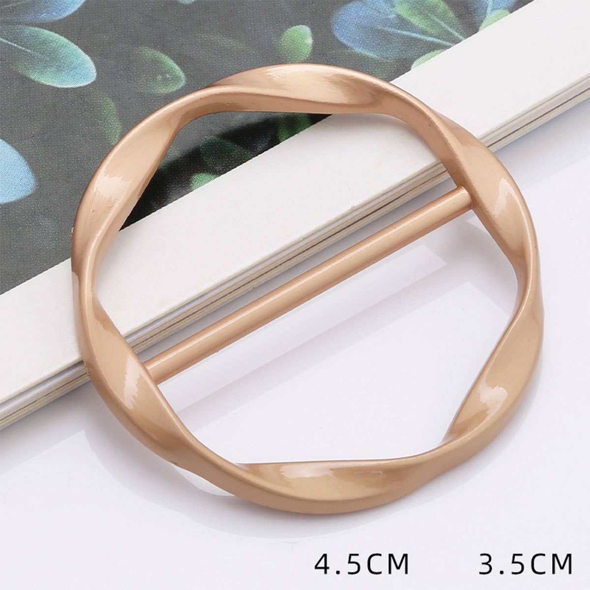 METAL RING SIMPLE SCARF RING WITH NO UPKEEP