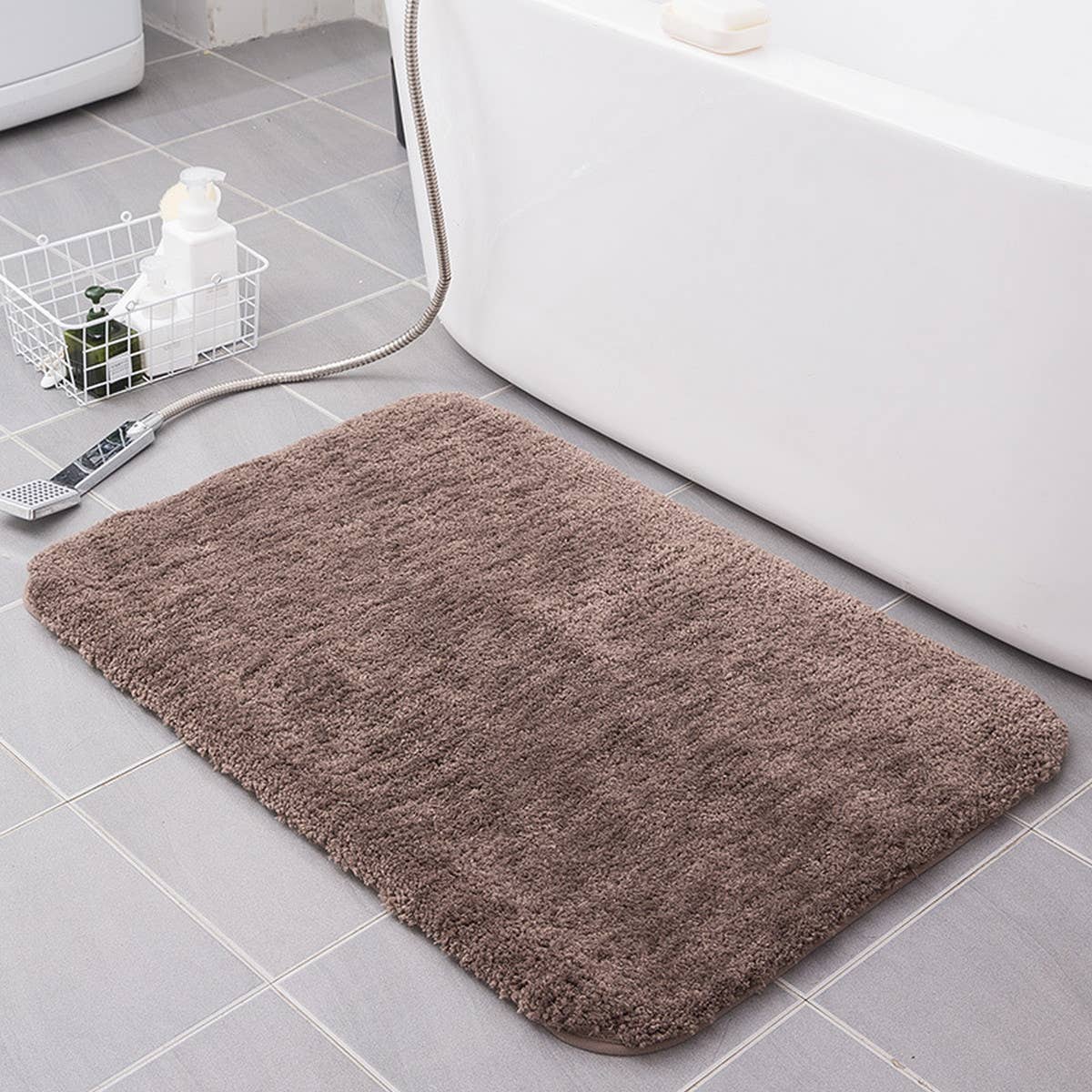 WATER-ABSORBENT NON-SLIP BATHROOM MAT