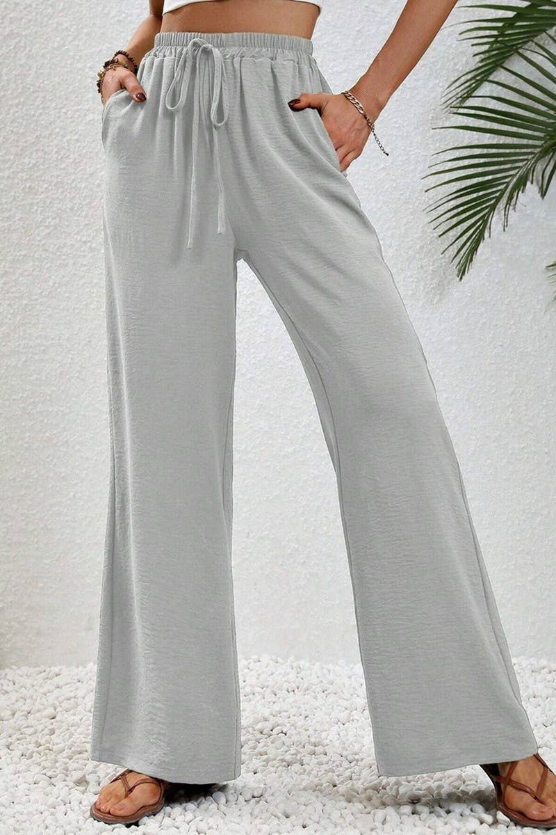 CWBLP1865_SPRING AND SUMMER CASUAL SOLID COLOR MOPPING PANTS