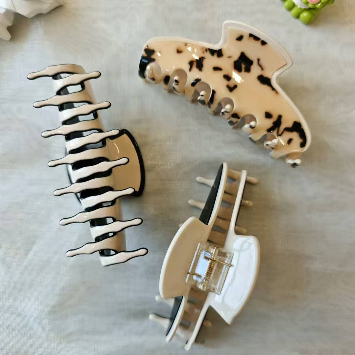 Vintage Hair Claw - Elegant High Ponytail Clip