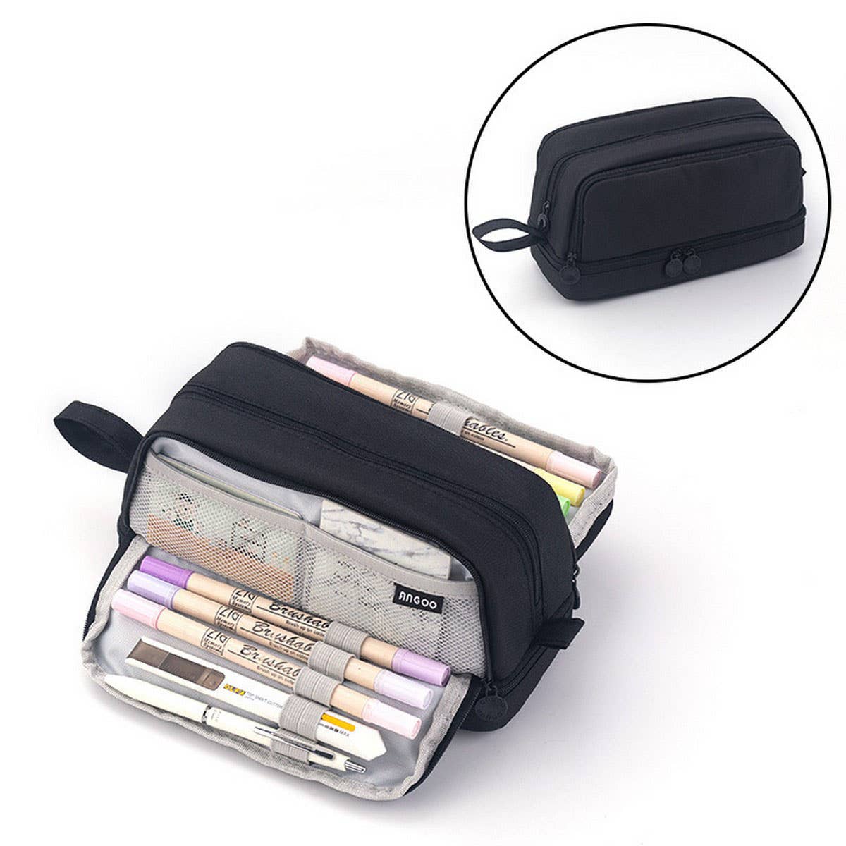 SIMPLE DOUBLE-LAYER MULTIFUNCTIONAL PENCIL CASE_CWMM1968