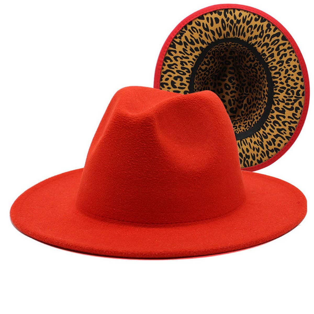 THICKENED DOUBLE-SIDED HAT TWO-COLOR JAZZ HAT_CWAH2536