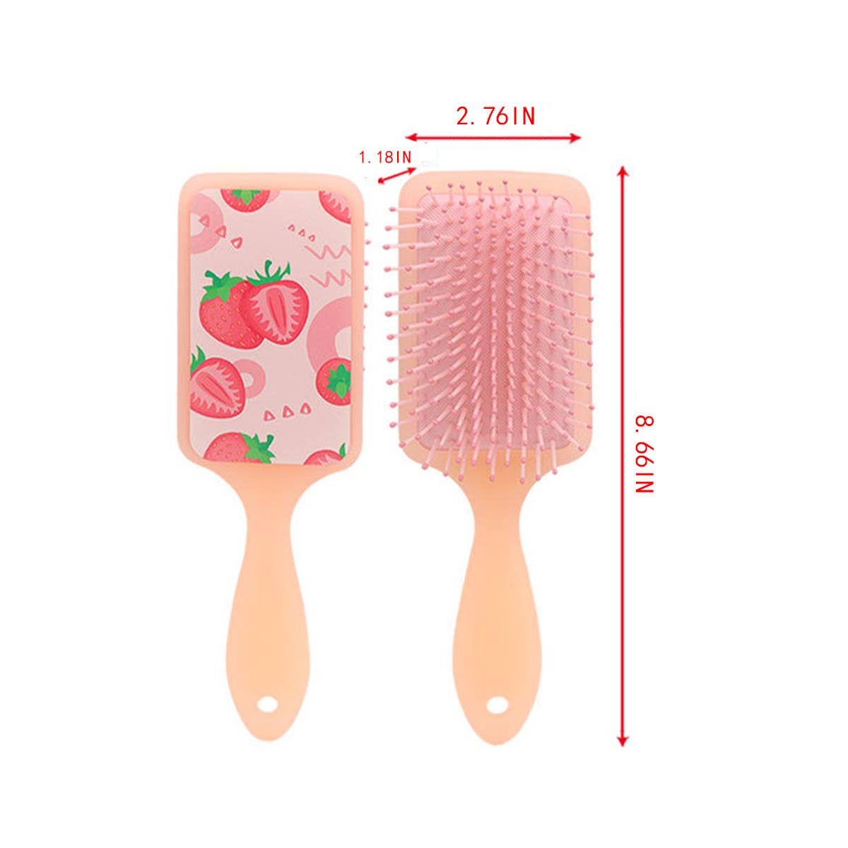 TRANSLUCENT JELLY COLOR AIR BAG MASSAGE COMB
