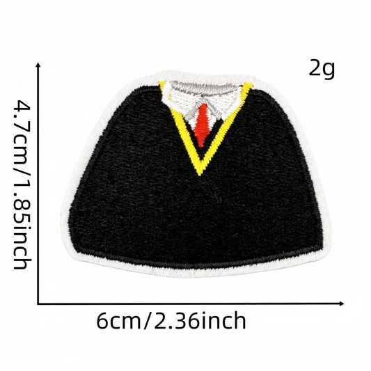 BLACK AND GOLD GRADUATION SEASON EMBROIDERED PATCH_CWMM4057