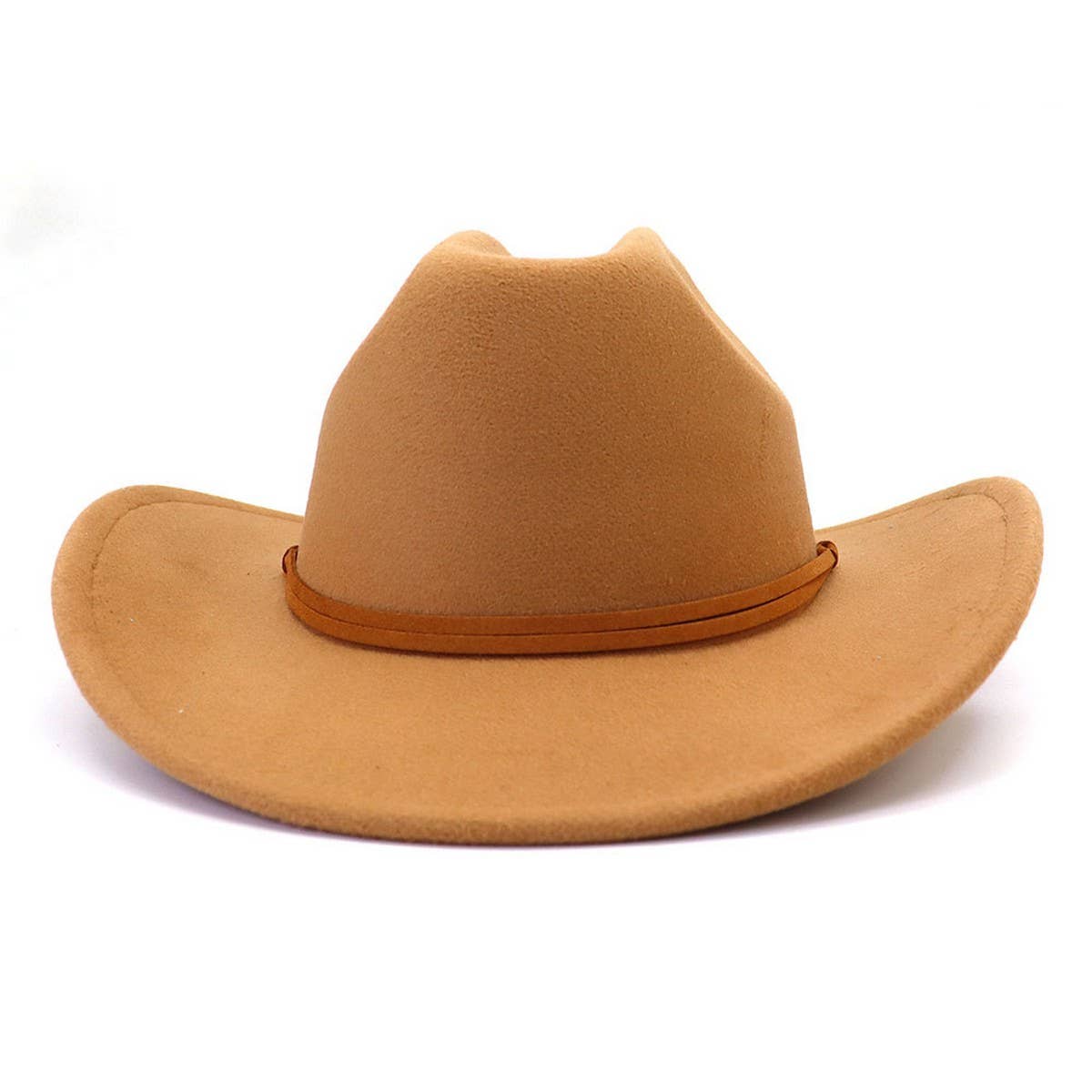 Ethnic Style Felt Western Cowboy Hat for Couples_CWAH2112