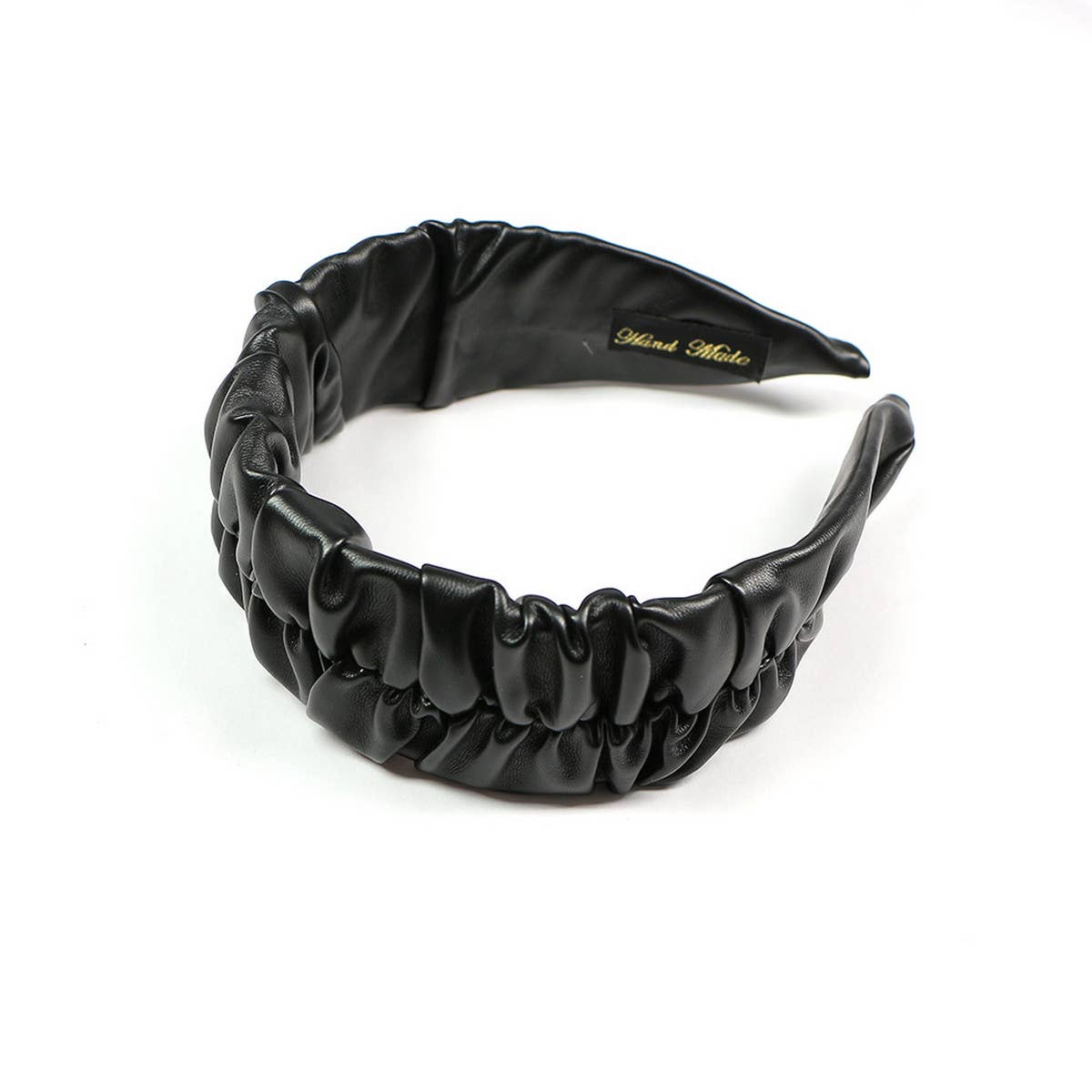 RETRO WIDE-BRIMMED PLEATED HEADBAND_CWAHA0980