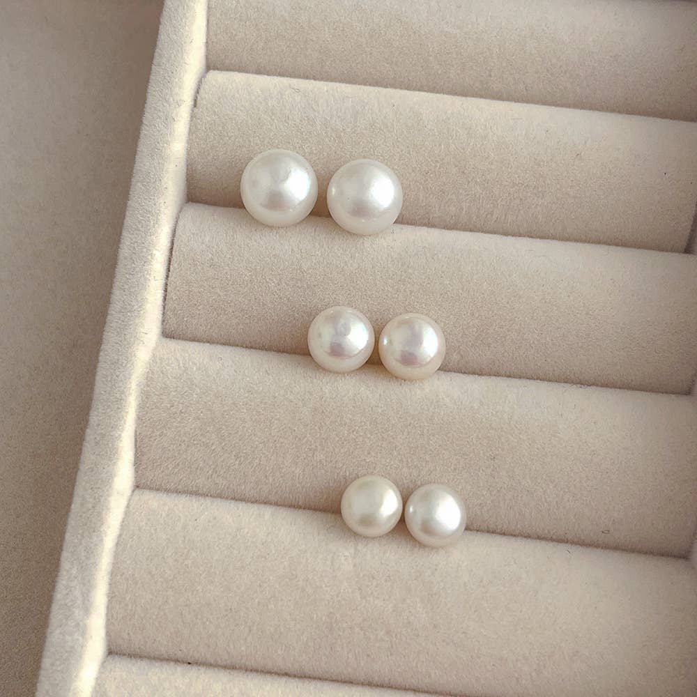 Personality s925 silver needle ear studs