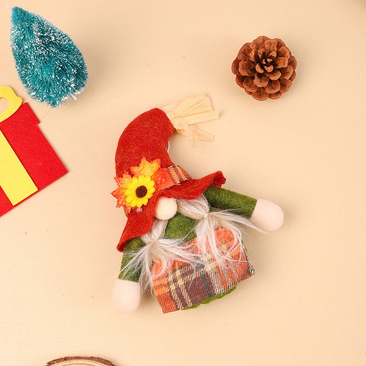 THANKSGIVING FACELESS OLD MAN DOLL ORNAMENTS