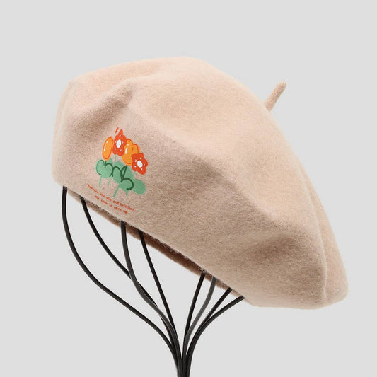 CUTE CARTOON ANIMAL PATTERN BERET_CWAH1925