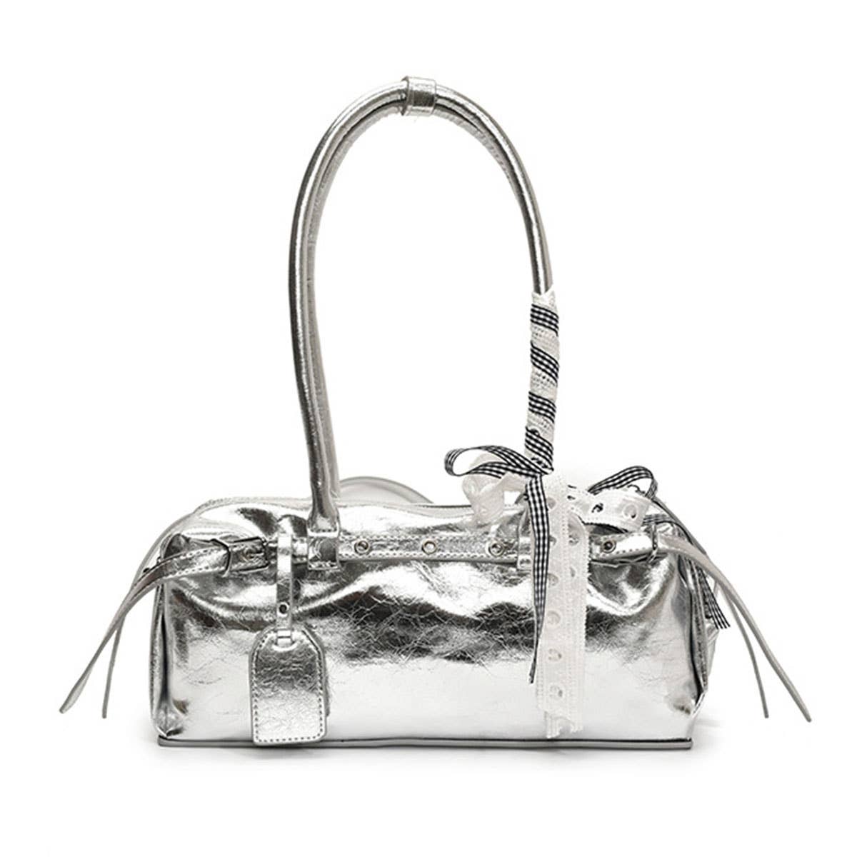 Glossy fashionable single-shoulder underarm bag