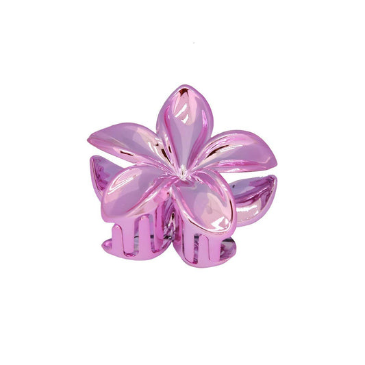 Gold Silver Egg Flower Large Hair Claw Elegant