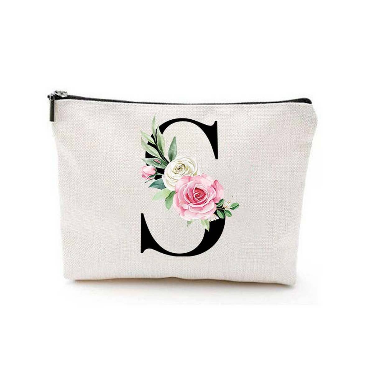 SIMPLE DOUBLE-SIDED PRINTED ZIPPER COSMETIC BAG_CWAB2251