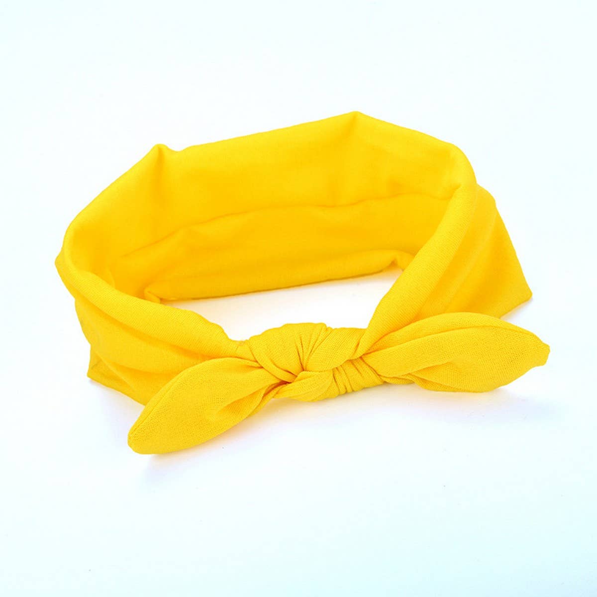 CWAHA6414_BOWKNOT FABRIC RABBIT EAR HEADBAND