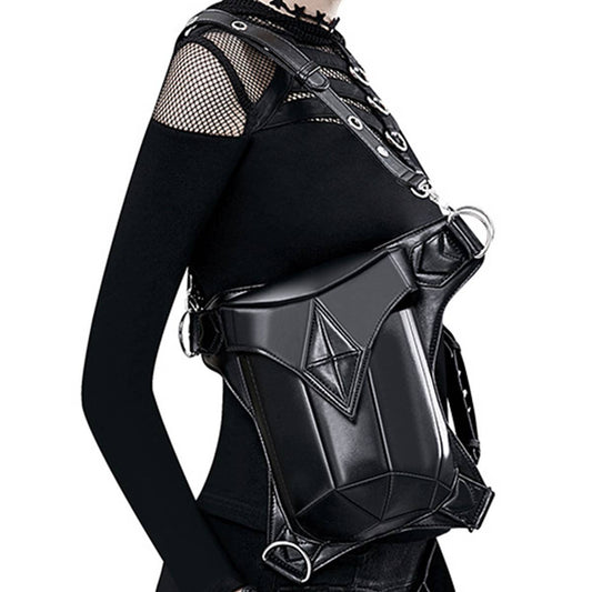 RETRO GOTHIC STEAMPUNK LEG BAG SHOULDER BAG PURSE_CWAB0648