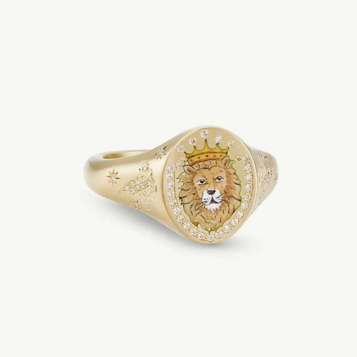 Stainless Steel Fashion Painted Rhinestone Ring_CWMM5706