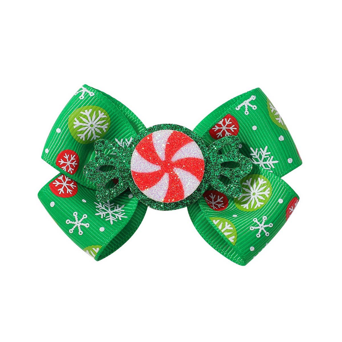 Glitter Reindeer Bow Hair Clip for Girls