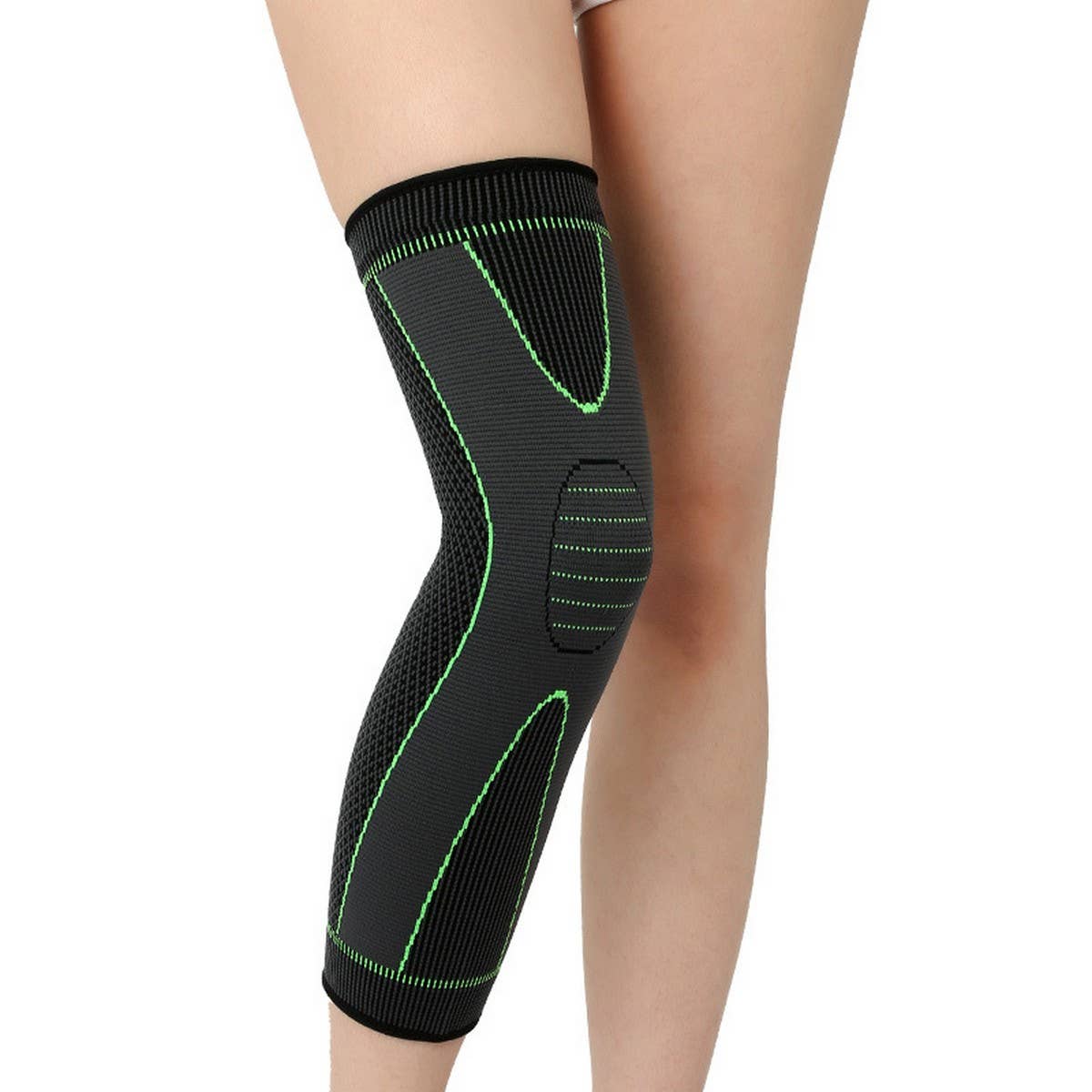 Knit Knee Sleeve with Strap for Outdoor Sports