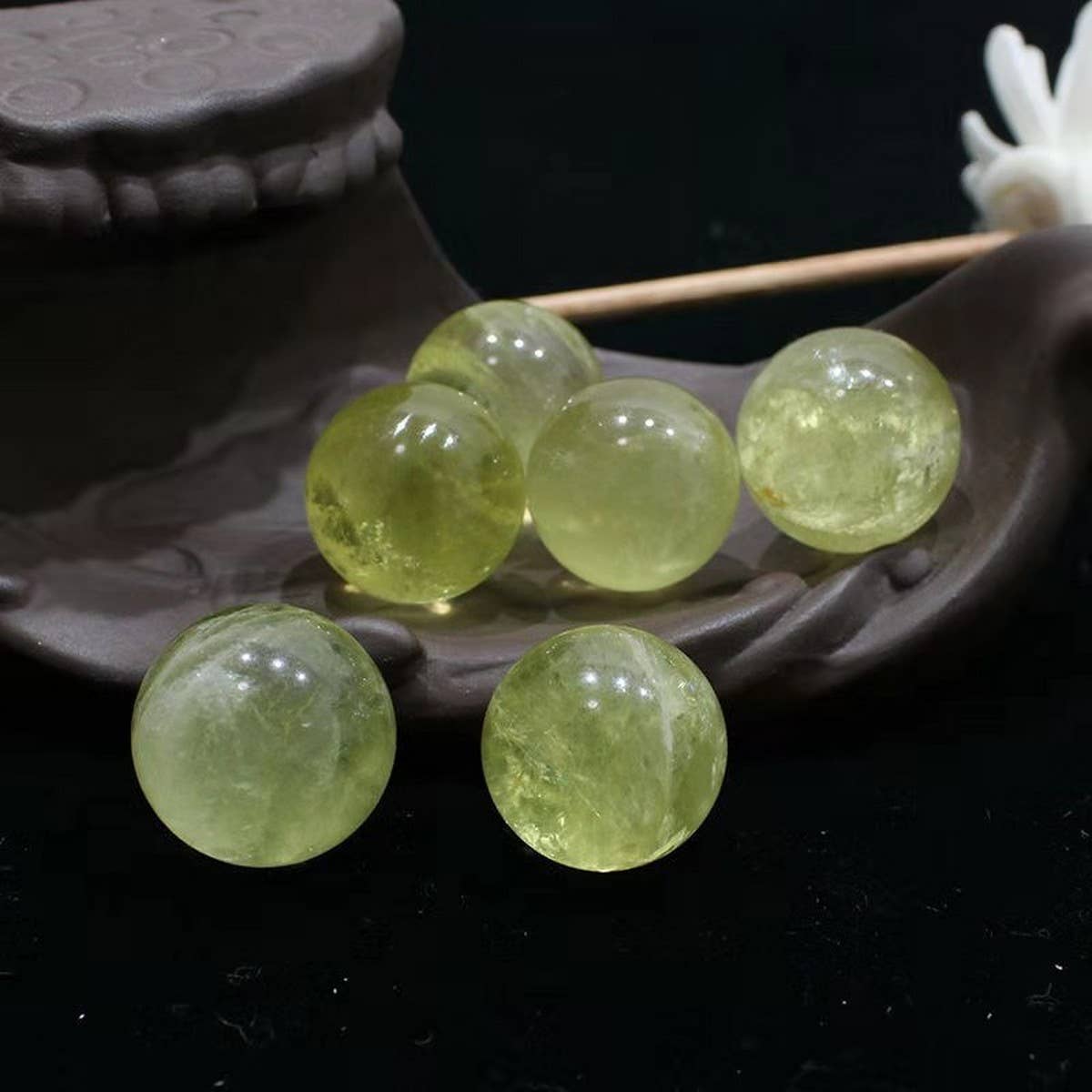 Brazilian Citrine Crystal Ball Decor_CWMM8125