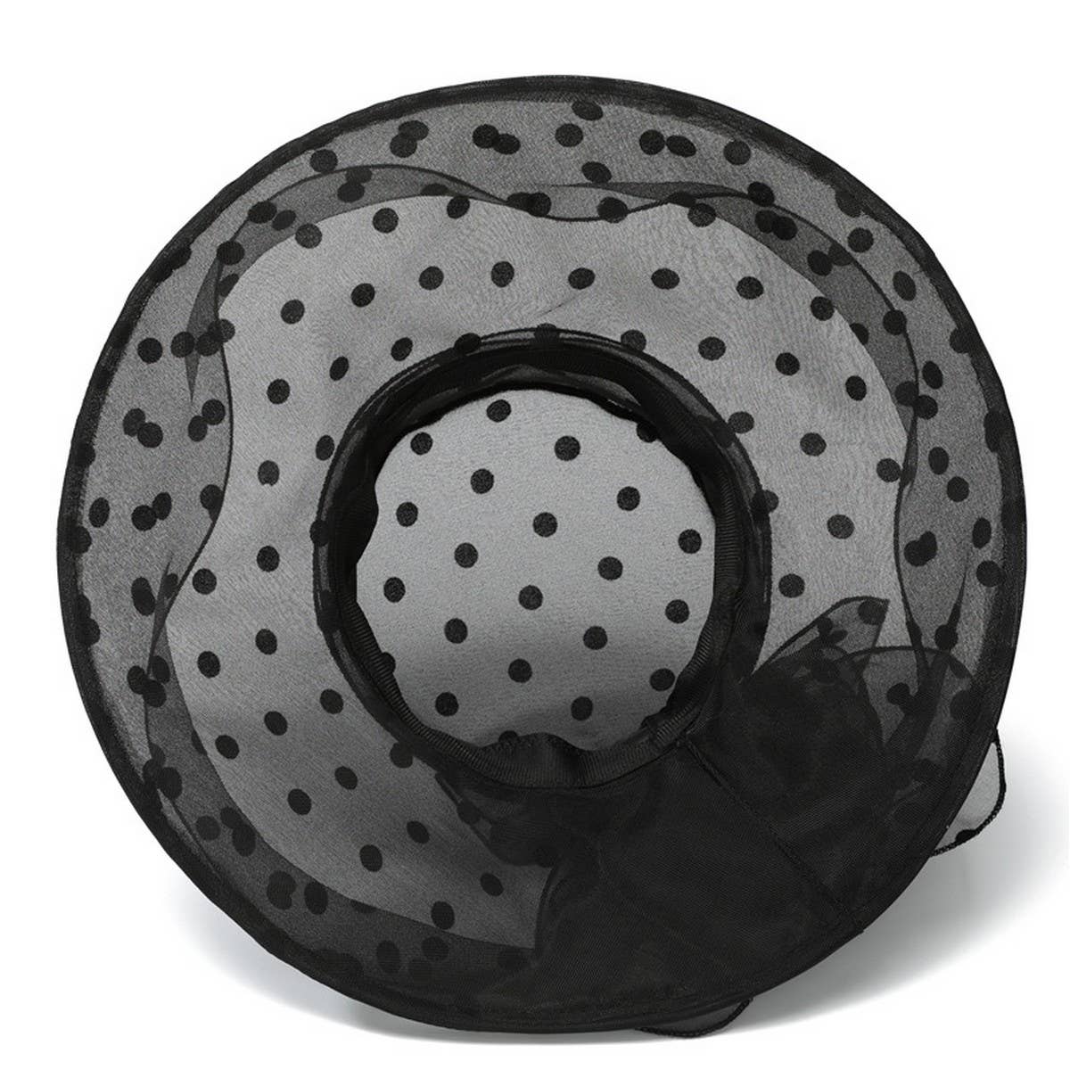 FOLDABLE LARGE BRIM FLOWER SUN HAT_CWAH1493