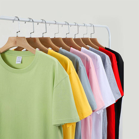 170g Slim Fit Cotton Crewneck Tee ??Unisex Basic Shirt