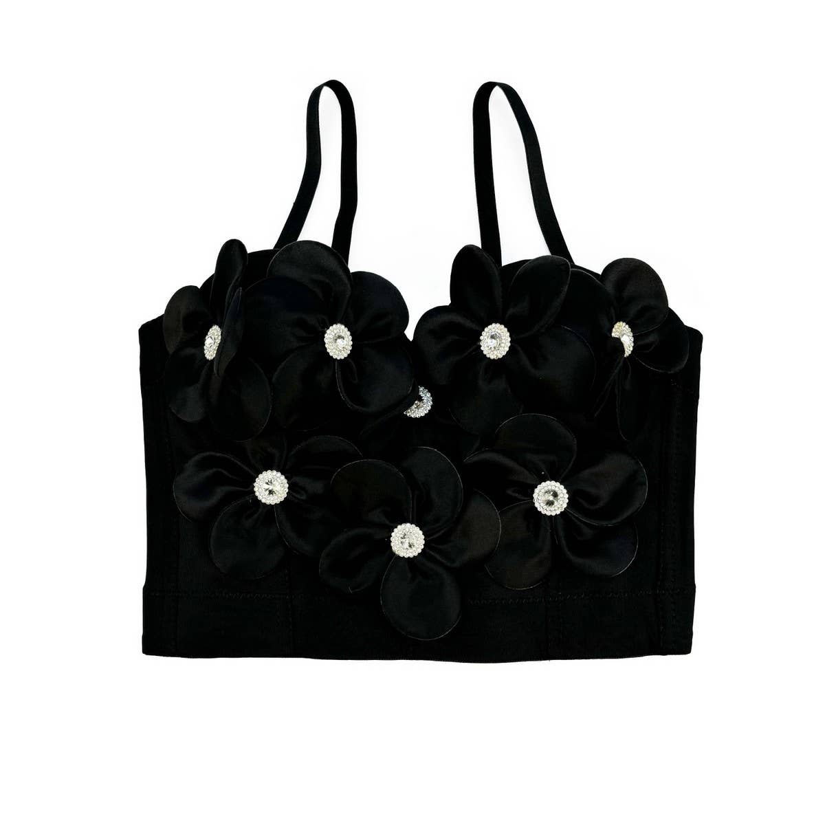 CREATIVE FLOWER HIGH-END HERRINGBONE BRA