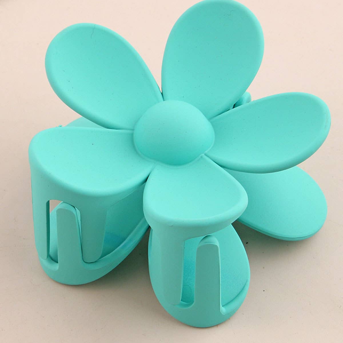 Matte Floral Hair Claw Clip ? Cute & Strong Hold_CWAHA0089