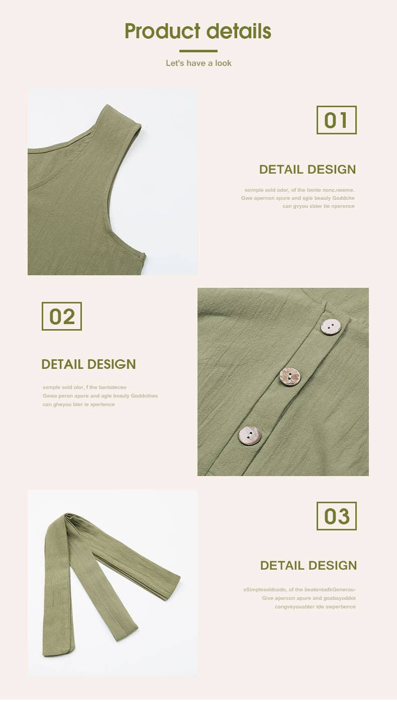 Solid color romper with ruffled halter