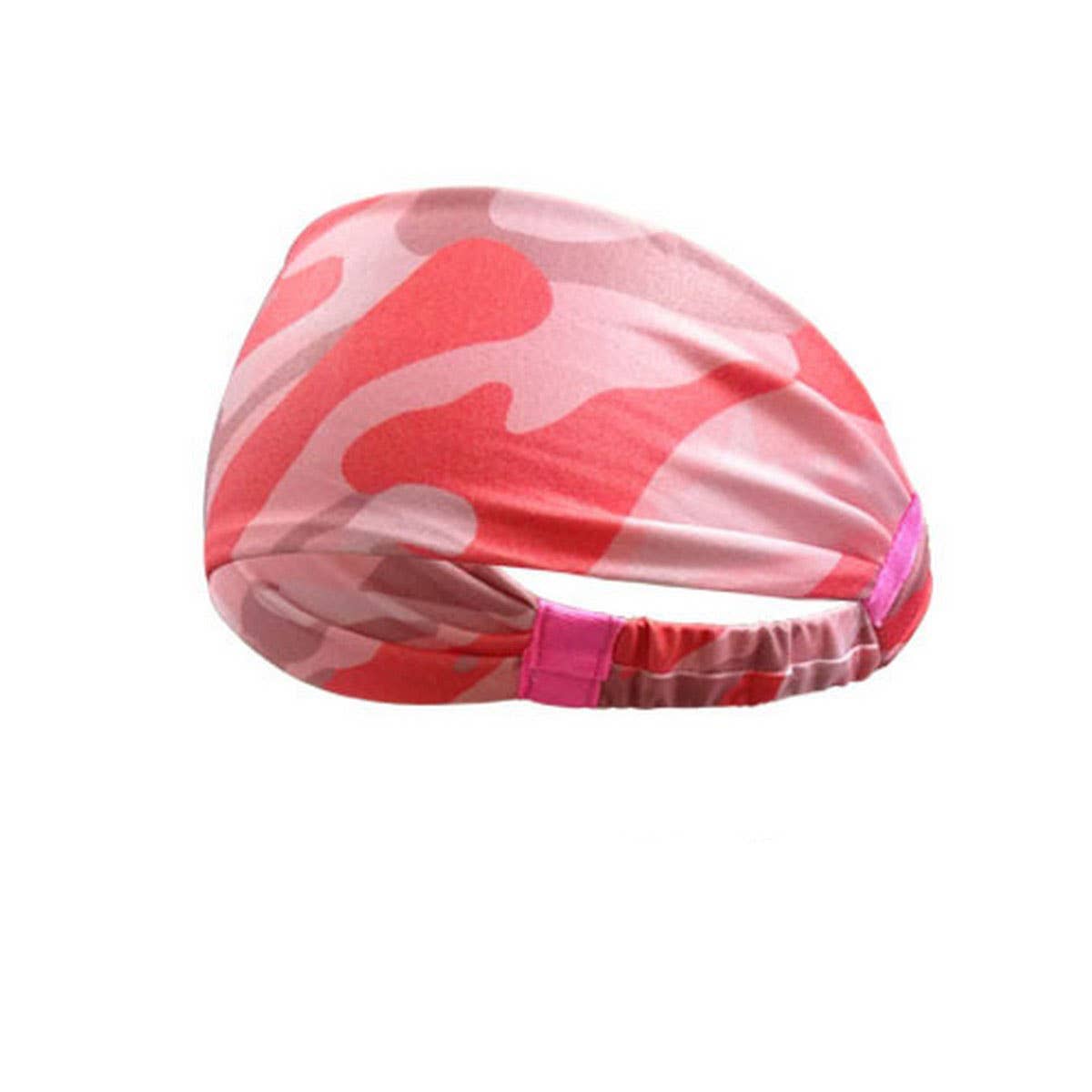 Wide Printed Sports Headband for Yoga & Workouts