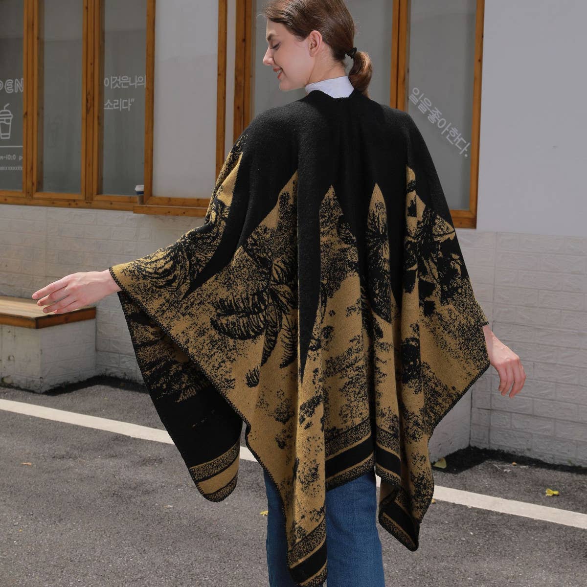 2024 NEW THICKENED SLIT CAPE SHAWL_CWASC0963