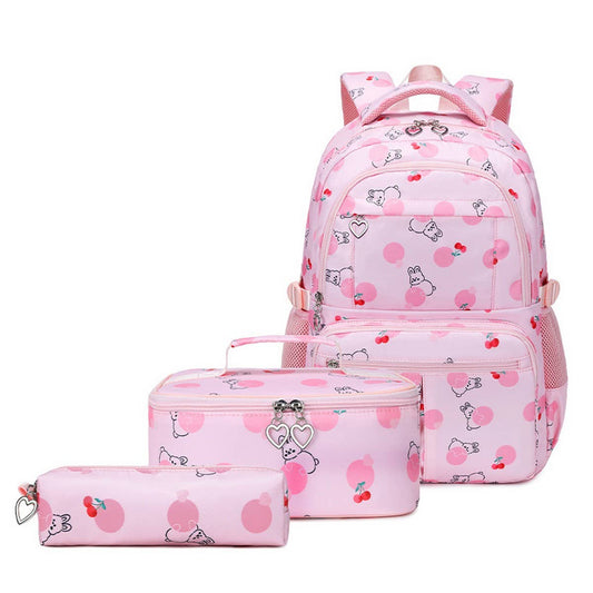 Waterproof Backpacks for School Girls ?3-Piece Set_CWAB5381
