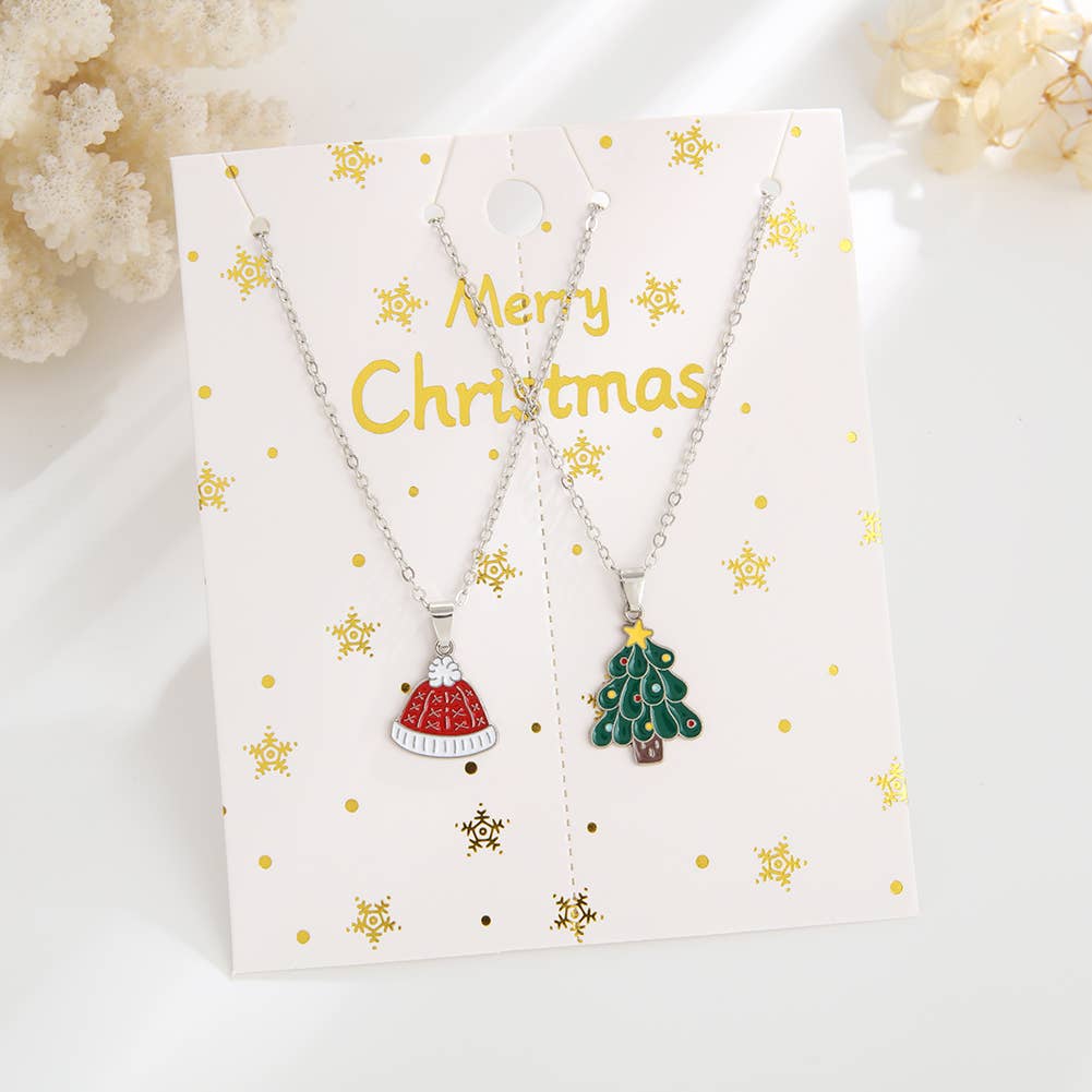 ALLOY DRIPPING OIL CARTOON CHRISTMAS ORNAMENT